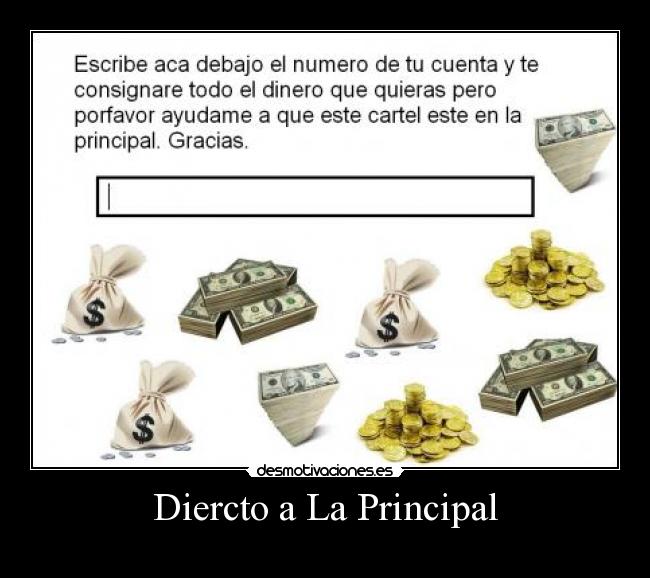 carteles dinero desmotivaciones