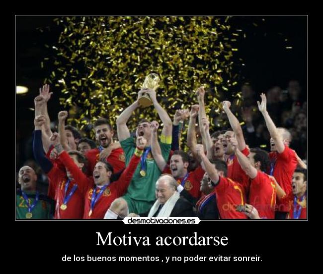 Motiva acordarse -