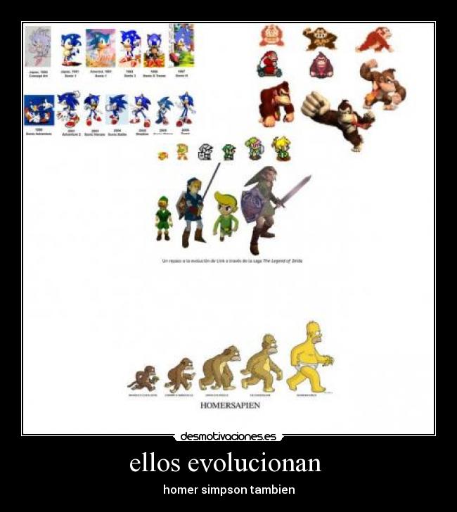 ellos evolucionan  - 