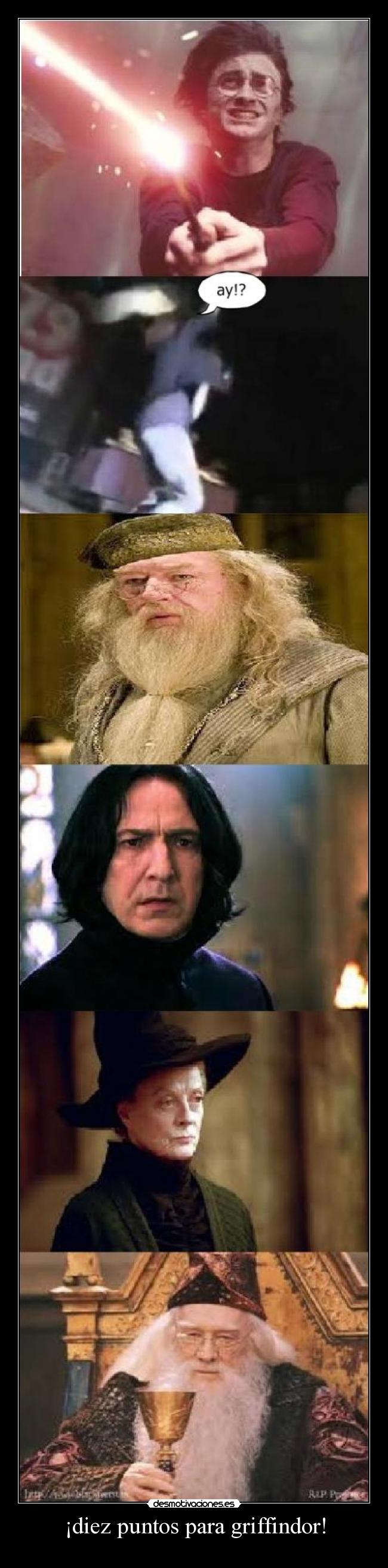 ¡diez puntos para griffindor! -
