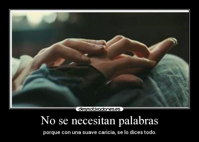 No se necesitan palabras -
