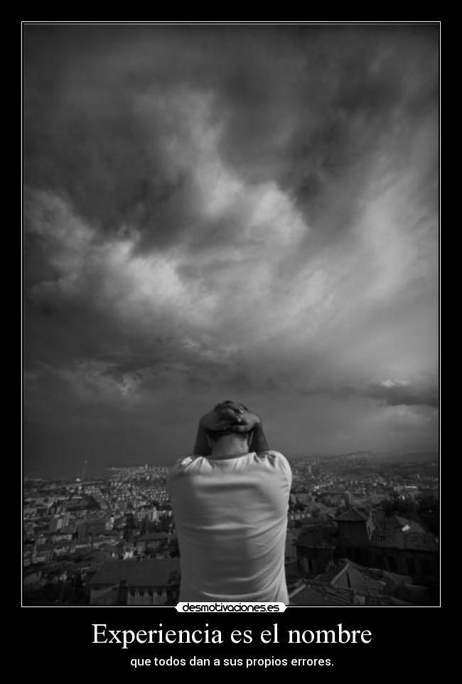 Experiencia es el nombre -