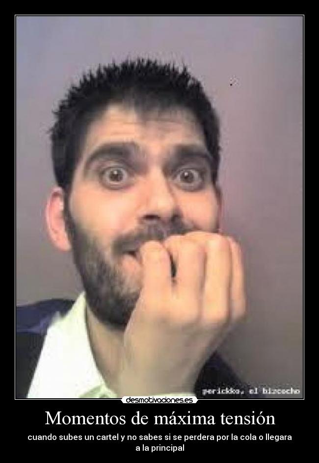 Momentos de máxima tensión -