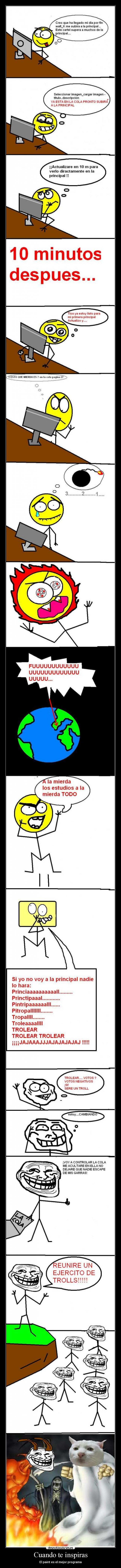 Cuando te inspiras - 