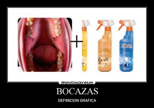 BOCAZAS - DEFINICION GRAFICA