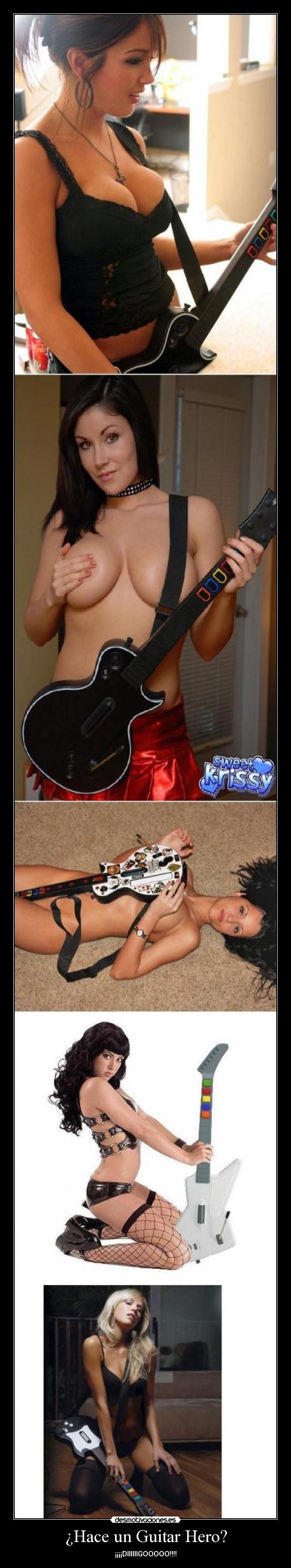 ¿Hace un Guitar Hero? - ¡¡¡¡DIIIIIIGOOOOO!!!!