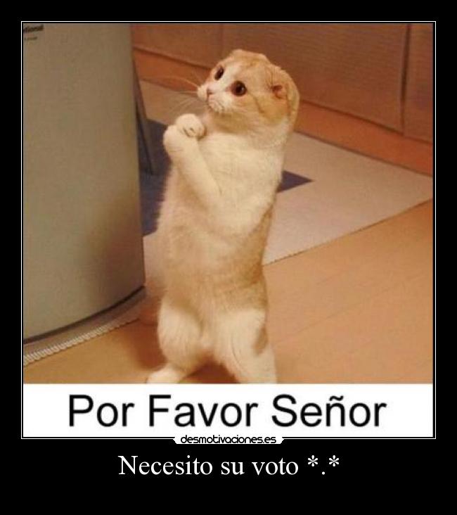 Necesito su voto *.* - 