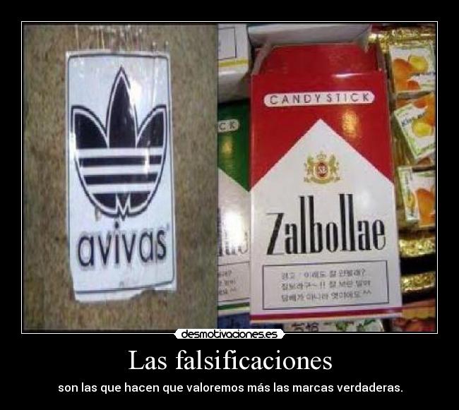 Las falsificaciones -