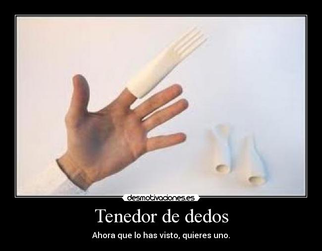 Tenedor de dedos - 