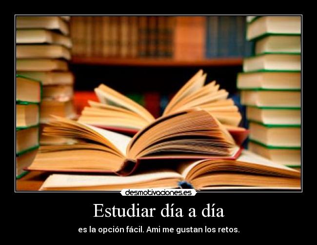 Estudiar día a día -