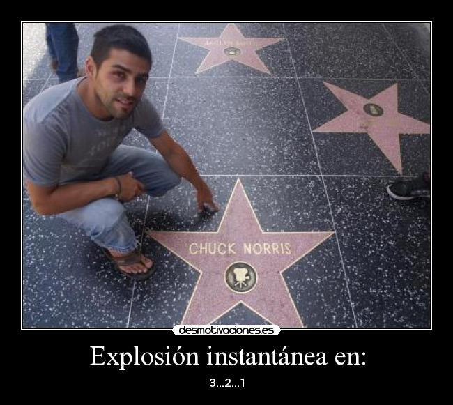 Explosión instantánea en: - 