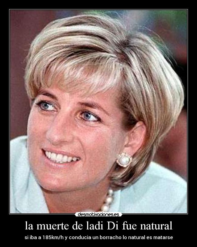 la muerte de ladi Di fue natural -