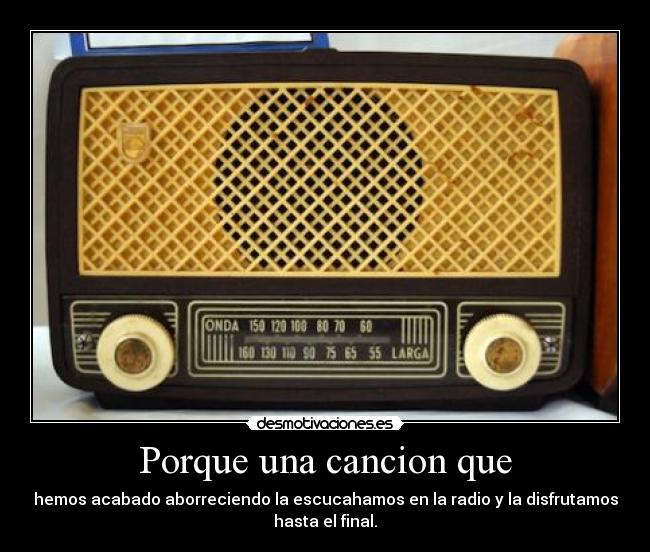 Porque una cancion que -