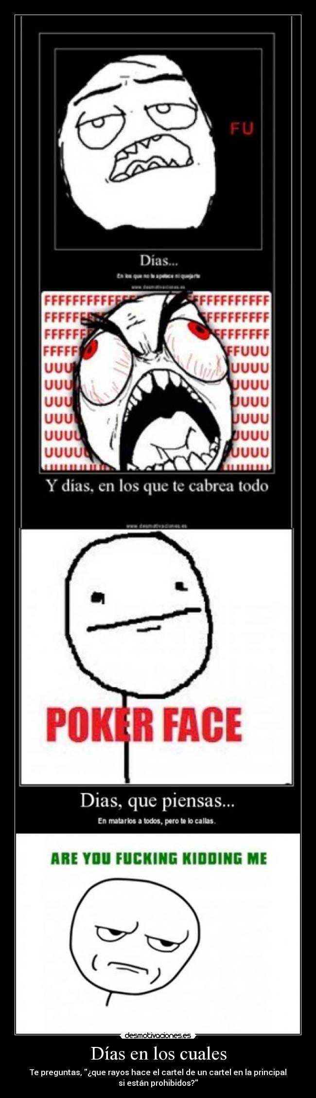 Días en los cuales -