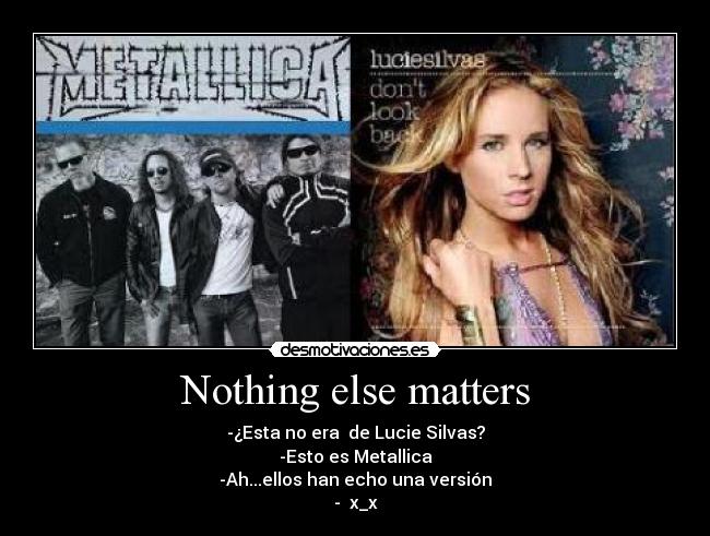 carteles metallica lucie silvas desmotivaciones