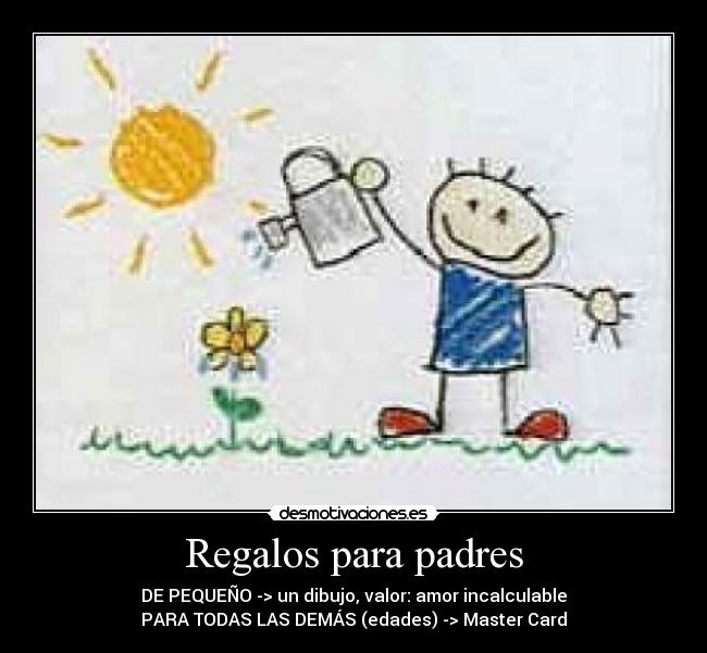 Regalos para padres -