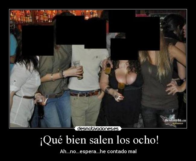 ¡Qué bien salen los ocho! -