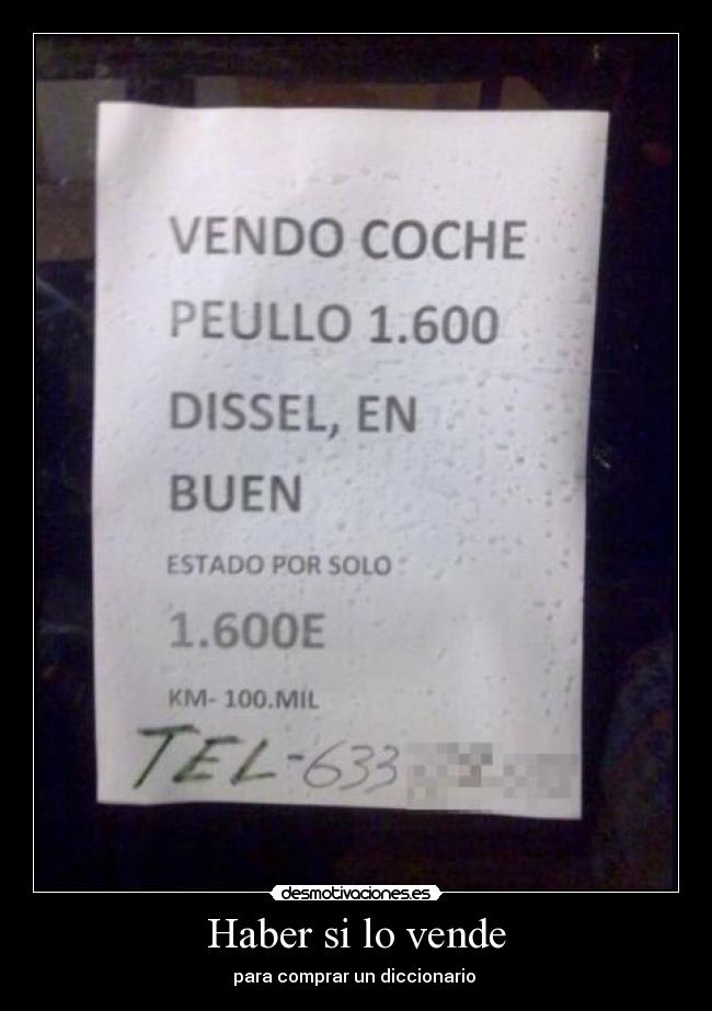 Haber si lo vende - 