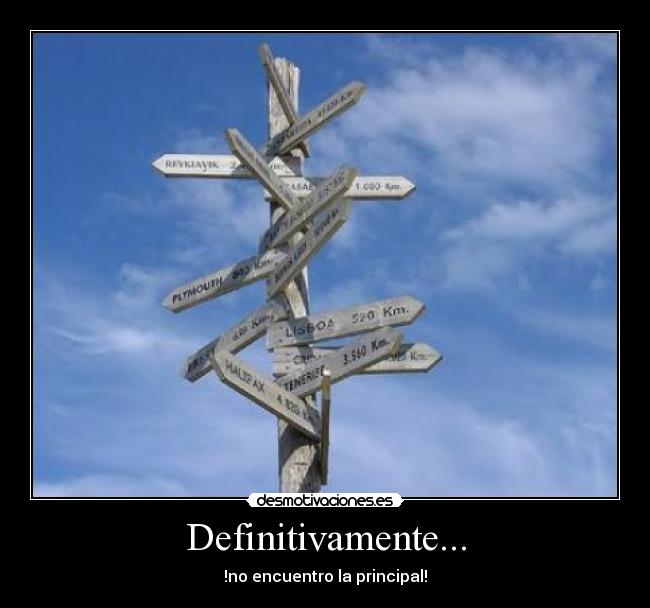 carteles senales desmotivaciones