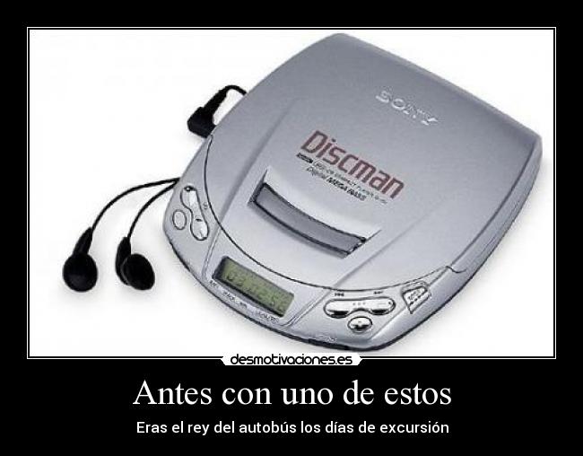 Antes con uno de estos - Eras el rey del autobús los días de excursión