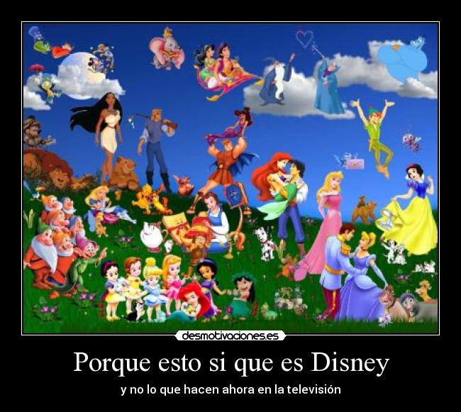carteles disney desmotivaciones