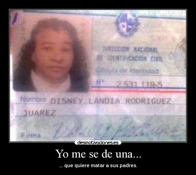 Yo me se de una... - 