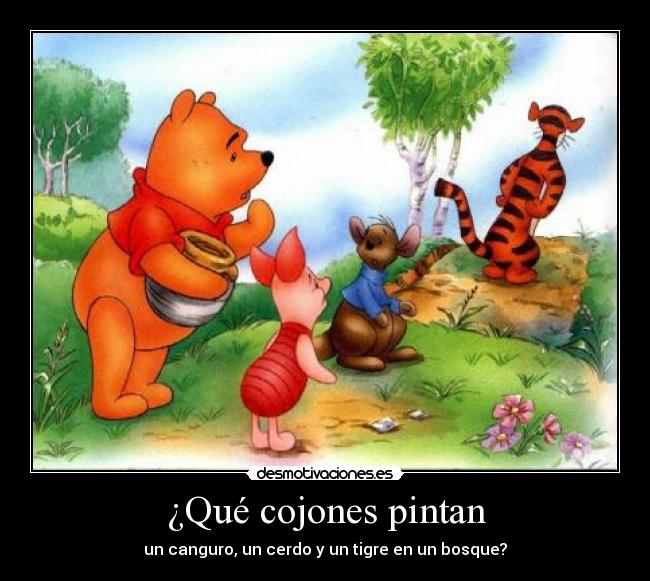 ¿Qué cojones pintan -