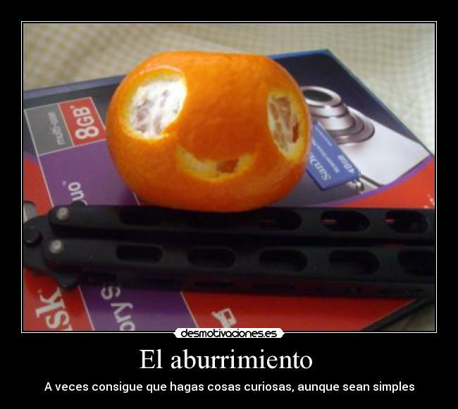 El aburrimiento  - 