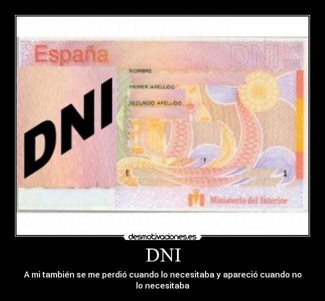 carteles dni desmotivaciones