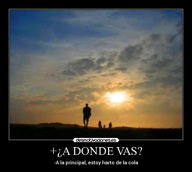 +¿A DONDE VAS? - 