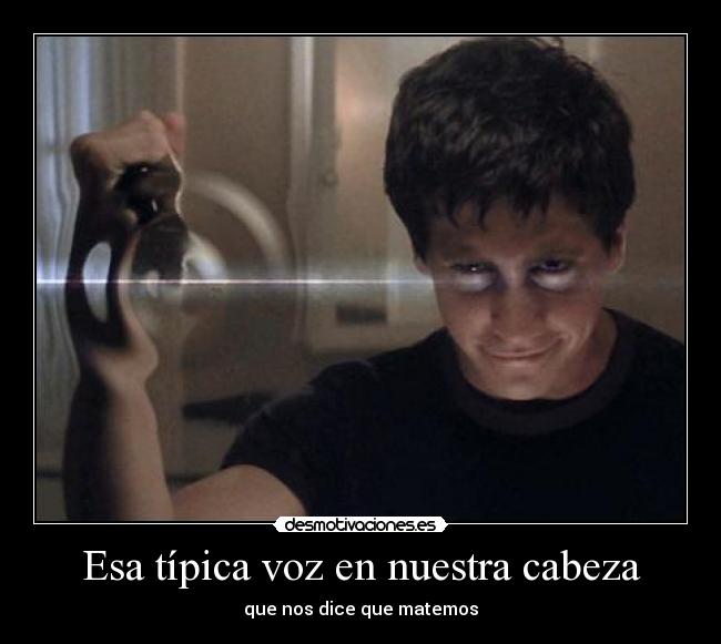 Esa típica voz en nuestra cabeza - 