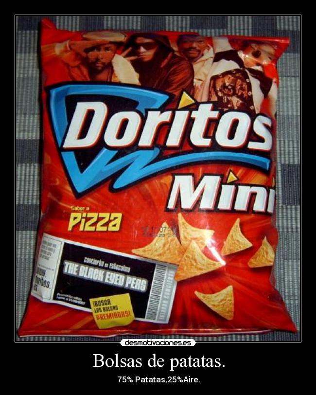 Bolsas de patatas. -