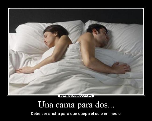 Una cama para dos... - 