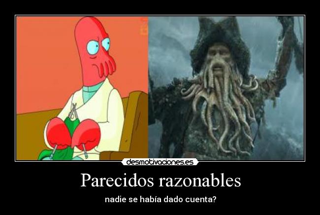Parecidos razonables - nadie se había dado cuenta?