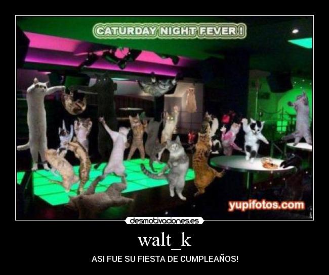 walt_k - ASI FUE SU FIESTA DE CUMPLEAÑOS!