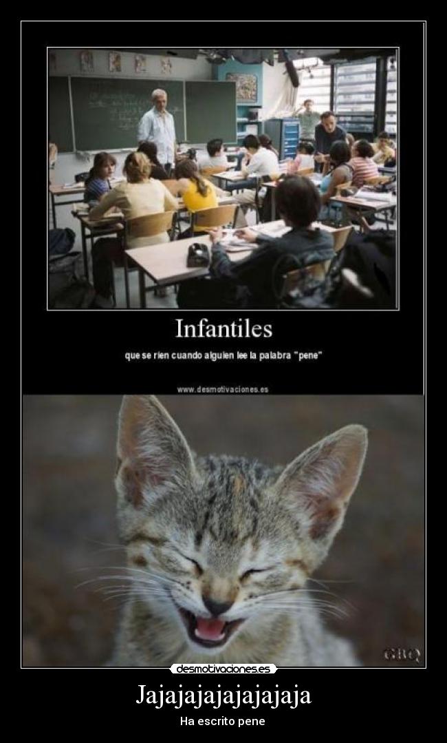 Jajajajajajajajaja -