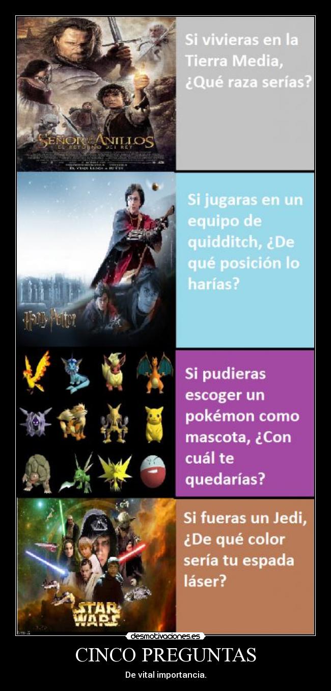 carteles star wars pokemon harry potter senor los anillos desmotivaciones