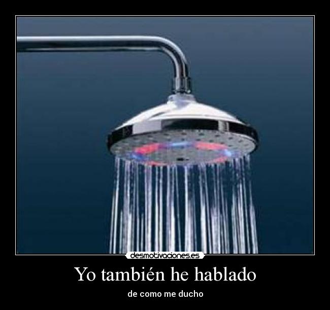 Yo también he hablado -