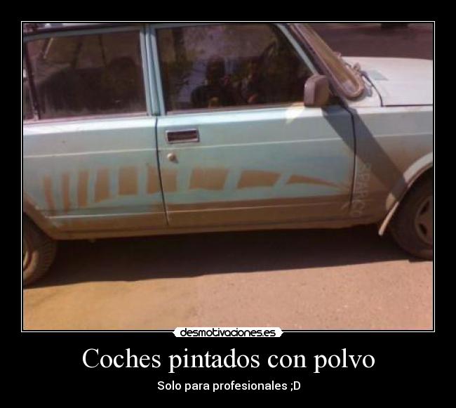 Coches pintados con polvo - Solo para profesionales ;D