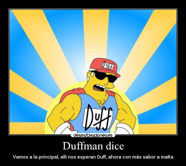 Duffman dice -