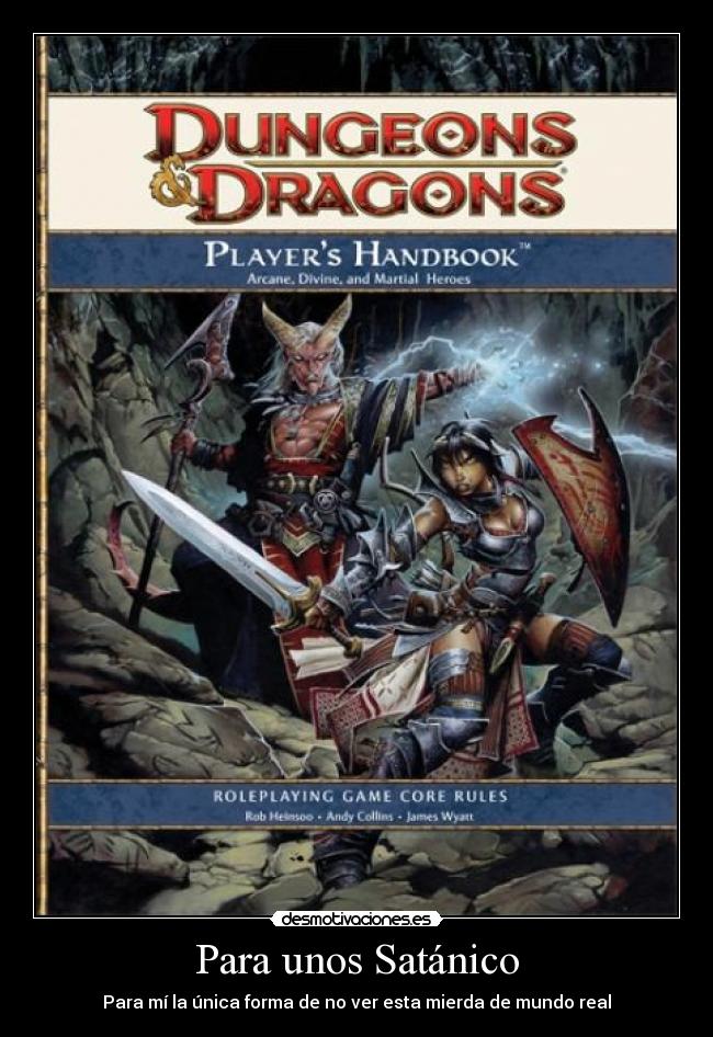 Para unos Satánico - Para mí la única forma de no ver esta mierda de mundo real