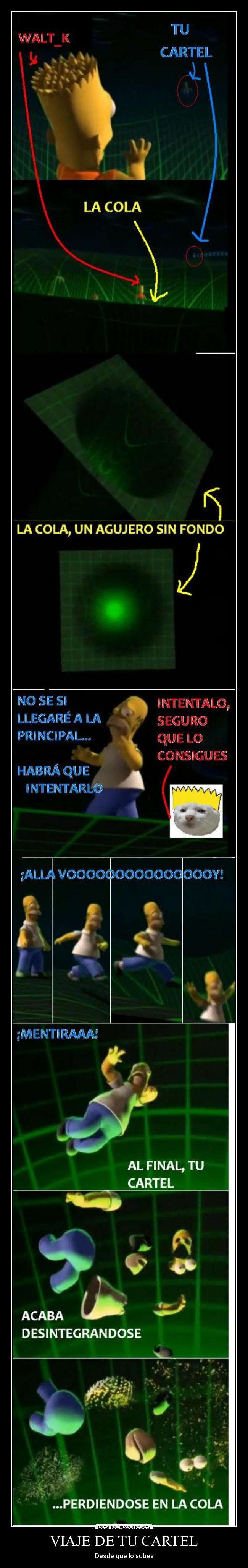 VIAJE DE TU CARTEL - Desde que lo subes