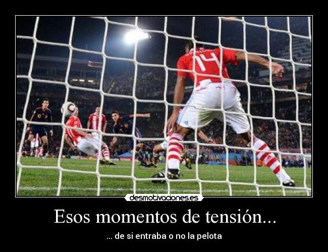 Esos momentos de tensión... -