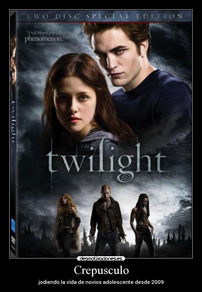 Crepusculo - jodiendo la vida de novios adolescente desde 2009