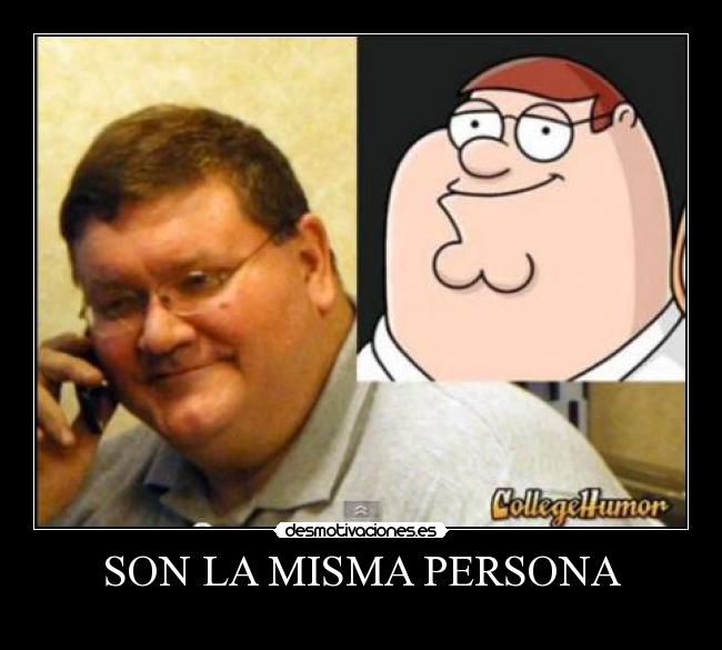 SON LA MISMA PERSONA -