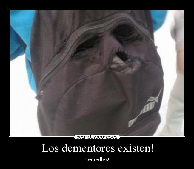 carteles dementores mochila desmotivaciones