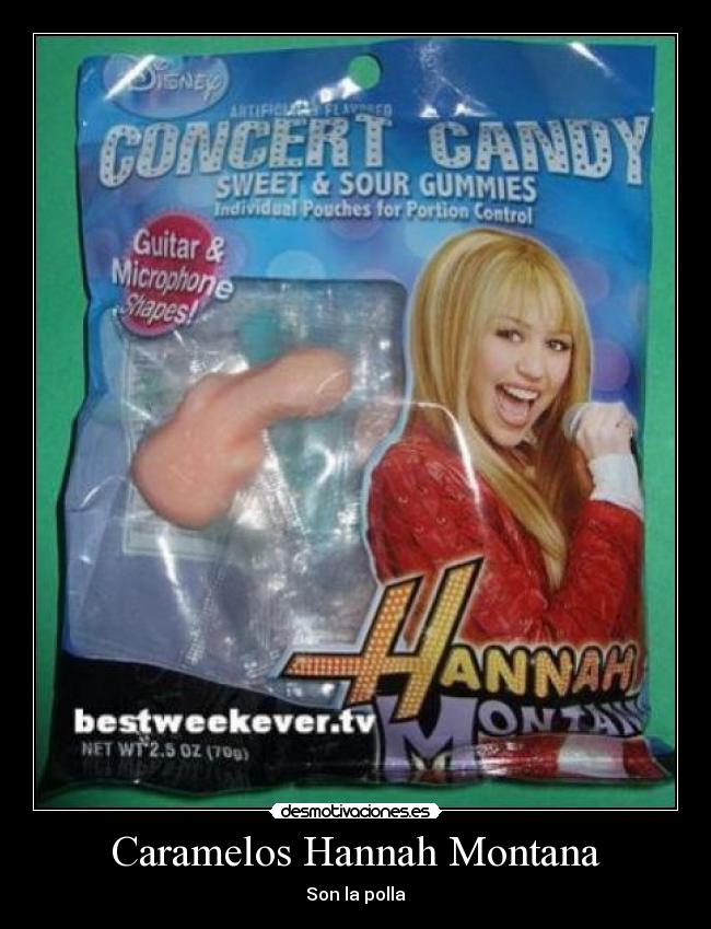 Caramelos Hannah Montana -