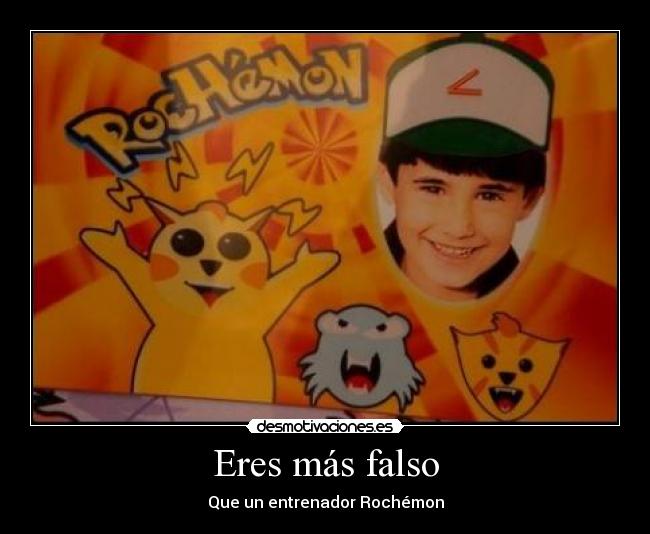 carteles entrenador rochemon desmotivaciones