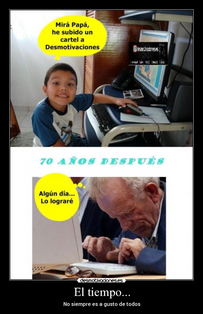 El tiempo... - No siempre es a gusto de todos