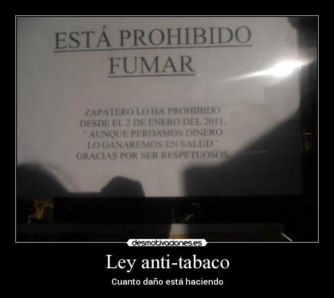 Ley anti-tabaco - 